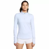 Bluzy sportowe damskie - Damska bluza do biegania nierozpinana bez kaptura Under Armour UA Launch Pro Half Zip - niebieska - UNDER ARMOUR - miniaturka - grafika 1