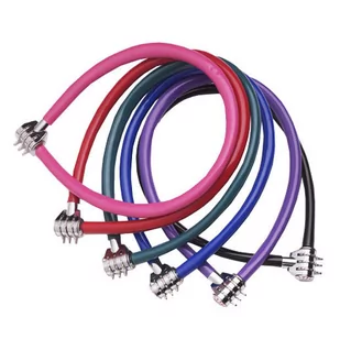 MASTER OCK Zapięcie rowerowe MASTERLOCK QUANTUM 8631 6mm 55cm SZYFR mix kolorów 3520190012722 - Zabezpieczenia do roweru - miniaturka - grafika 1