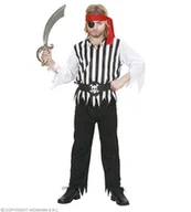 Stroje karnawałowe - Strój dla dzieci, pirat w paski, rozmiar 104 - miniaturka - grafika 1