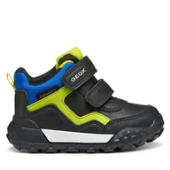 Buty dla chłopców - Śniegowce Geox B Trekkyup B Abx B566LB 0MEFU C9299 M Czarny - miniaturka - grafika 1