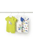 Rampersy - Mayoral Komplet 3 par romperów 1798 Kolorowy - miniaturka - grafika 1