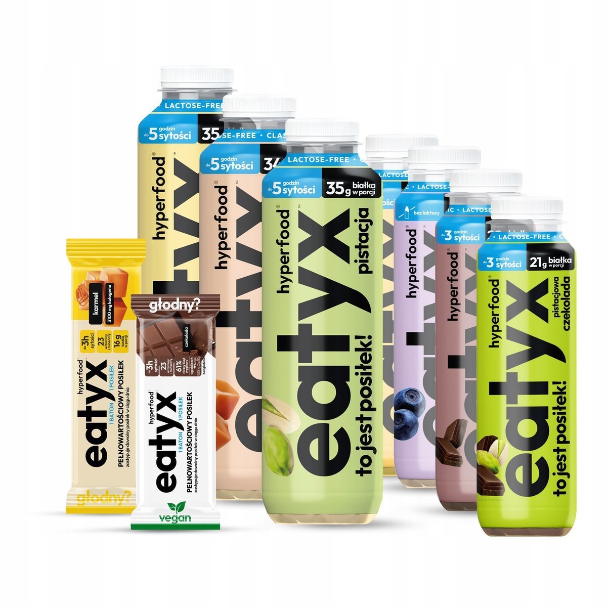 eatyx Zestaw Pełnowartościowych Proteinowych Posiłków DIETA BEZGLUTENOWA