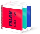 Zeszyty szkolne - Zeszyt na spirali A5/80K kratka 1918 mix 3szt - miniaturka - grafika 1