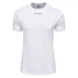 Koszulki męskie - Hummel mężczyzn Runner Short Sleeve Tee Koszulka T-Shirt, biały, s 0192079001S - grafika 1
