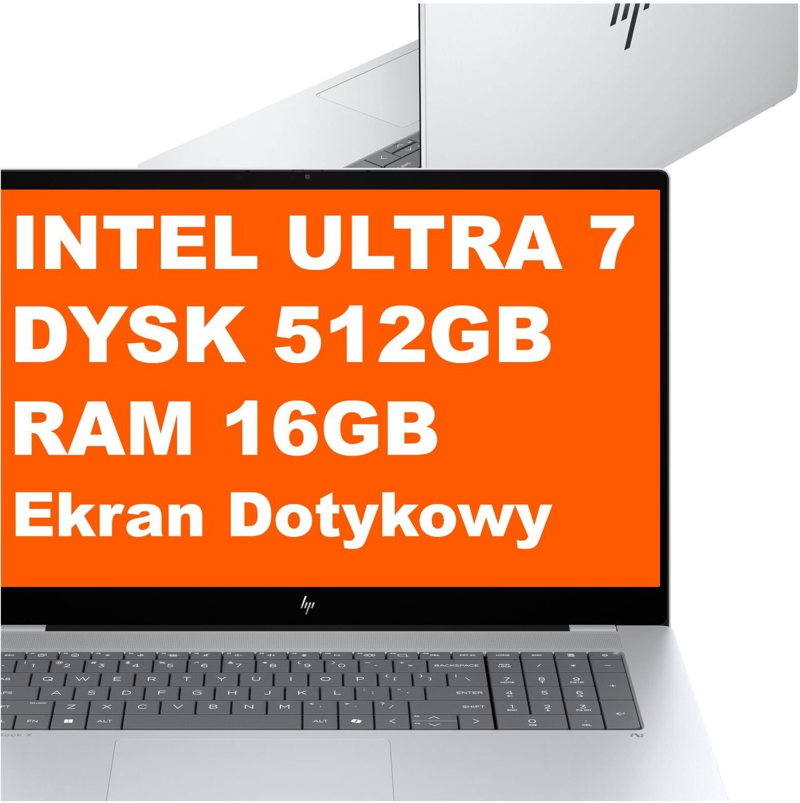 HP OmniBook X NGAI 17-dd0047nr / B88A2UA / Ultra 7 / 16GB / 512GB / Intel Arc / FullHD / Dotyk / Win 11 / Srebrny