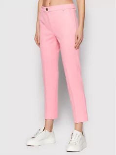 Spodnie damskie - Marella Chinosy Reus 37810124 Różowy Regular Fit - grafika 1
