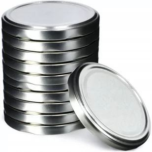 Metalowe wieczka do słoików Valsta 10 szt. 66mm srebrne - Pojemniki kuchenne - miniaturka - grafika 1