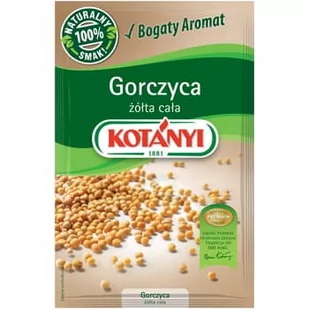 Kotanyi KOT.GORCZYCA ŻÓŁTA CAŁA 40G zakupy dla domu i biura 57911901 - Przyprawy i zioła sypkie - miniaturka - grafika 1