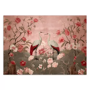 Fototapeta, Kwiaty i ptaki Chinoiserie (Rozmiar 100x70) - Fototapety - miniaturka - grafika 3