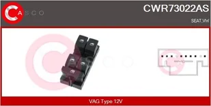 Przełącznik, podnośnik szyby Casco - Alternatory CWR73022AS - Akcesoria do układu elektrycznego - miniaturka - grafika 1