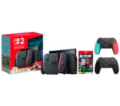 Konsole Nintendo - Nintendo Switch 2 Joy-Con Czarny + Mario Kart World + EA SPORTS FC 26 + Pady Trust GXT 1246 MUTA GXT /1246B MUTA - miniaturka - grafika 1