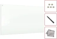 Tablice i flipcharty - Szklana tablica magnetyczna 200x100 cm CLASSIC BIAŁA - miniaturka - grafika 1