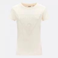 Koszulki i topy damskie - Damski t-shirt z nadrukiem GUESS ADELE SS CN TEE - miniaturka - grafika 1