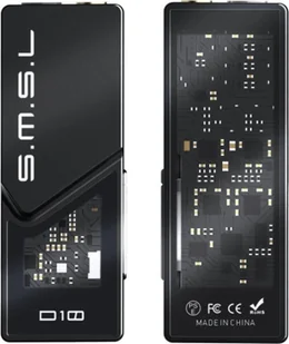 SMSL D10 Wzmacniacz słuchawkowy czarny - Wzmacniacze słuchawkowe - miniaturka - grafika 1