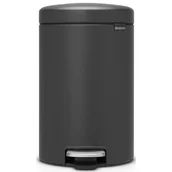 Kosze na śmieci - Brabantia Kosz na śmieci pedałowy NewIcon 12l grafitowy mat 113802 - miniaturka - grafika 1