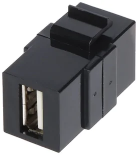 Złącze Keystone FX-USB/B czarne - Akcesoria do monitoringu - miniaturka - grafika 1