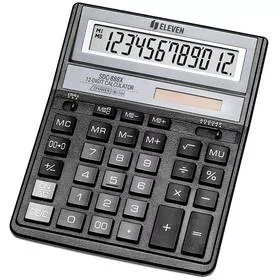 Kalkulator Eleven SDC888XBK, stolní, dvanáctimístná (SDC-888XBK) Czarna - Kalkulatory - miniaturka - grafika 1