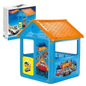 Place zabaw - Dolu Hot Wheels Mój Pierwszy Domek Miejski Ogrodowy Dla Dzieci 2+ - miniaturka - grafika 1
