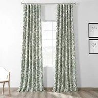 Herbata - HPD Half Price Drapes Zasłona zaciemniająca do pokoju z nadrukiem 50 x 120 (1 panel), BOCH-KC16072B-120, zielona herbata Time - miniaturka - grafika 1