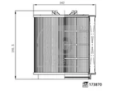 Filtry powietrza - Filtr powietrza Febi Bilstein 173870 - miniaturka - grafika 1