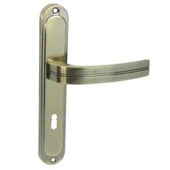 Klamki - Domino Klamka Dekan szyld na klucz patyna - miniaturka - grafika 1