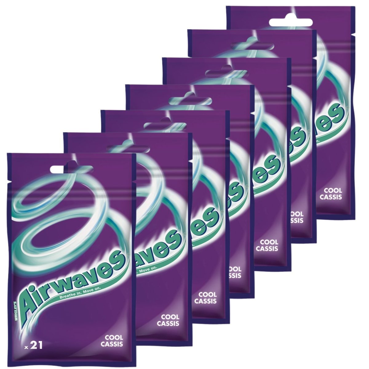 Airwaves Cool Cassis Guma do żucia bez cukru 29 g x 22 sztuki