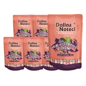 Mokra karma dla kotów - Dolina Noteci Superfood cielęcina z homarem i krewetkami saszetka 10x85g 42322-uniw - miniaturka - grafika 1
