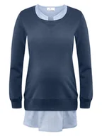 Bluzki damskie - Damska tunika ciążowa niebieska Bellybutton Maternity, r.XXL - miniaturka - grafika 1