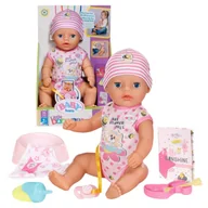Lalki dla dziewczynek - Baby Born Lalka Interaktywna Lena Bobas + Akcesoria 36cm - miniaturka - grafika 1