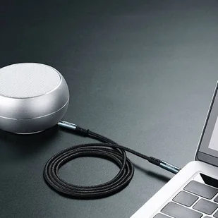 Joyroom kabel audio stereo AUX 3,5 mm mini jack 1,5 m ciemnoniebieski (SY-15A1) - Kable USB - miniaturka - grafika 6