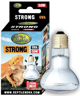 REPTILE NOVA Żarówka Grzewcza Uva - Reptile Nova Strong 50W - Akcesoria do terrarium - miniaturka - grafika 1