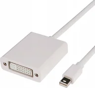 Złącza, przejściówki, adaptery - Pawonik Adapter AV DisplayPort Mini - DVI-I biały - miniaturka - grafika 1