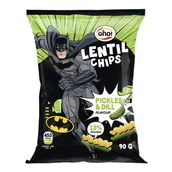 Chipsy - Chipsy z czerwonej soczewicy o smaku pikli i koperku - miniaturka - grafika 1