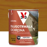 Lakiery do drewna - Lazura 10 lat ochrony Dąb złocisty satynowy 2.5 l V33 - miniaturka - grafika 1
