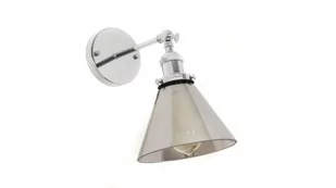 Lumina Deco KINKIET LAMPA ŚCIENNA LOFT NUBI CHROM W1 LDW 6801-1 (CHR+GR) - Lampy ścienne - miniaturka - grafika 1