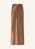Spódnice - Mrs & Hugs Spódnica Satynowa braun - miniaturka - grafika 1