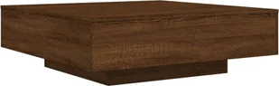 vidaXL Stolik kawowy brązowy dąb 100x100x31 cm materiał drewnopochodny - Ławy i stoliki kawowe - miniaturka - grafika 1