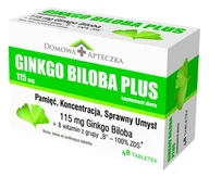 Suplementy diety - Domowa Apteczka Ginkgo Biloba Plus 48 szt. - miniaturka - grafika 1