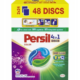Niemiecki Persil kapsułki do prania 4in1 Kolor Discs BOX 2x24 prania - Środki do prania - miniaturka - grafika 1