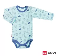 Body dla niemowląt - BODY SAWANNA DŁ DZIEW DRUK TURKUS Ewa Klucze - 74 - miniaturka - grafika 1