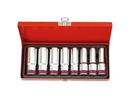 Zestawy narzędziowe - KING TONY Zestaw nasadek 4208SR, 1/2'', 12-kątne, 1/2''-15/16'' - miniaturka - grafika 1