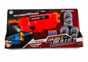 Pistolet Karabin + 8 Strzałek Do Nerf Dwa Kolory - Zabawki militarne - miniaturka - grafika 1