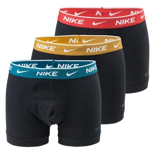 Męskie Bokserki NIKE TRUNK 3PK 0000KE1008C4R – Czarny - Majtki męskie - miniaturka - grafika 1