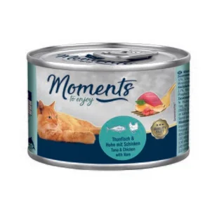 MOMENTS Adult Tuńczyk, kurczak i szynka 6x140 g - Mokra karma dla kotów - miniaturka - grafika 1