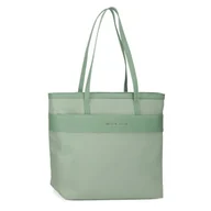 Torebki damskie - Pepe Jeans Morgan Torba na ramię 15,6 cala Zielony 34X32X14 cm Poliester z Detalami ze Sztucznej Skóry by Joumma Bags, Zielony, Talla única, torba tote - miniaturka - grafika 1