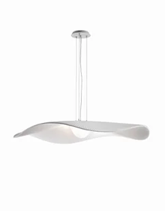 Wisząca lampa LED Mediterrània S/105 w białym kolorze, IP20 - Lampy sufitowe - miniaturka - grafika 1