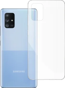 etumi Etui Do Samsung Galaxy A71 5G Gumowe Slim Clear Pokrowiec Ochronny / Futerał Obudowa / Ochrona Clear Cover Bezbarwne Slim Case0009 - Etui i futerały do telefonów - miniaturka - grafika 1