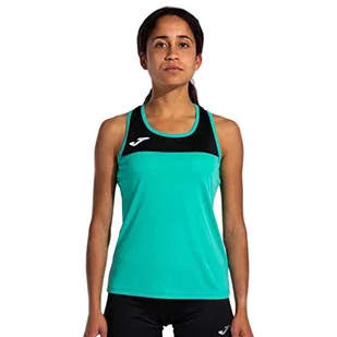 Joma Damska koszulka na ramiączkach Montreal, zielony/czarny, XL - Koszulki i topy damskie - miniaturka - grafika 1