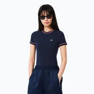 Koszulki i topy damskie - Koszulka damska Lacoste TF0347 navy blue/rill/grenadine - miniaturka - grafika 1