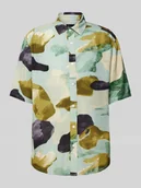 Koszule męskie - Koszula casualowa ze wzorem na całej powierzchni model ‘BUD’ - miniaturka - grafika 1